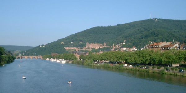 Heidelberg und Neckar